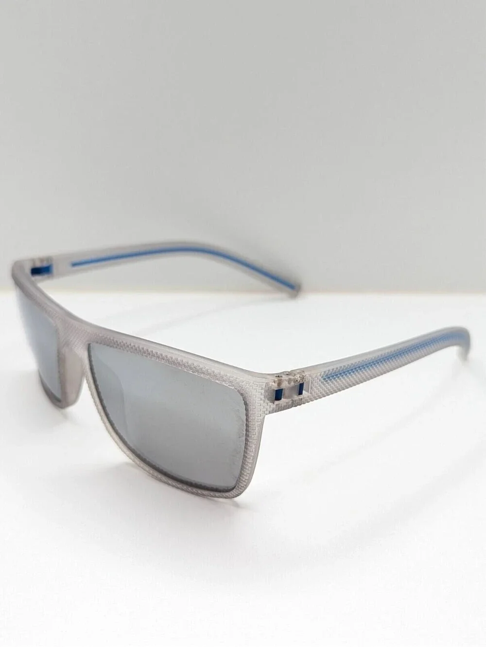 Outdoor Driving Square UV Polarized Lens Translucent Frame Men’s Sunglasses